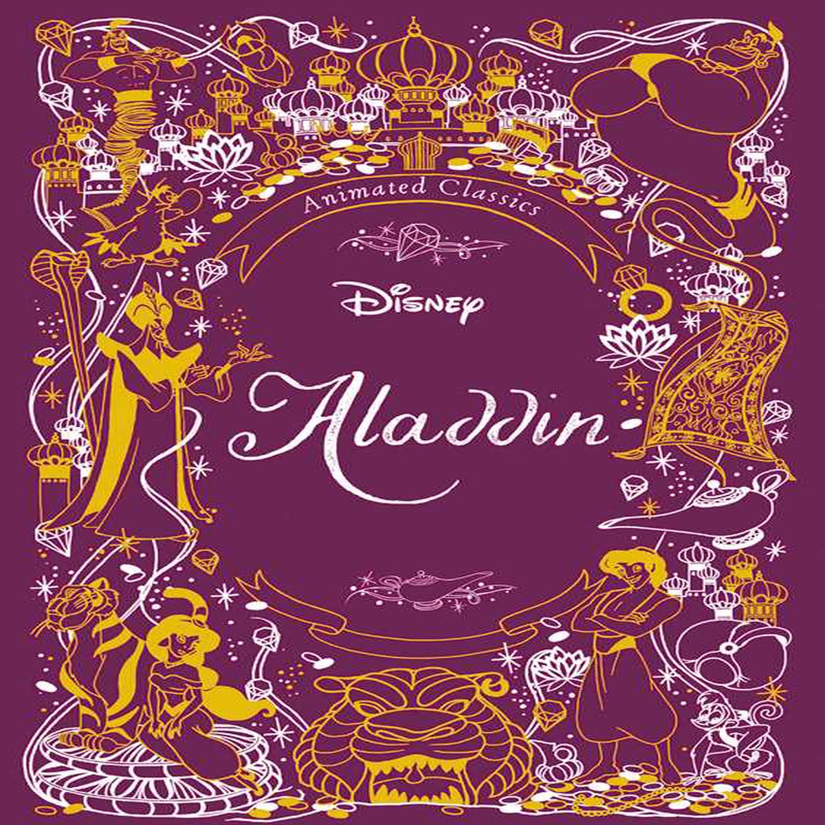 "Aladdin" Disney Animated Classics Hardcover Book by Simon & Schuster